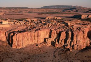 Vue aérienne du pueblo Acoma en 2013