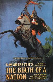 Affiche du film "Birth of a Nation" de D.W. Griffith