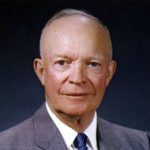 Portrait officiel de Dwight Eisenhower en tant que Président (1959)