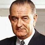 Lyndon Johnson en tant que Président en 1964