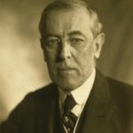 Portrait officiel de Woodrow Wilson en tant que Président