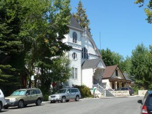 L'église de Nevada City, au sommet de Broad Street - Auteur : Nicolas Glowacki