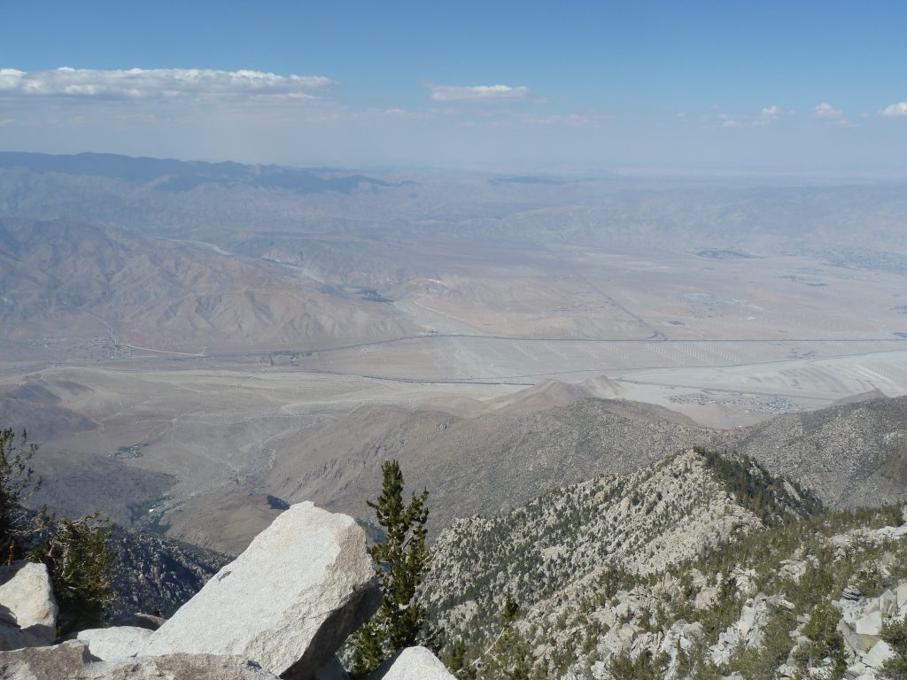 Joshua Tree depuis San Jacinto Peak