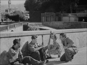 Paisà - Les partisans sur un pont à Florence