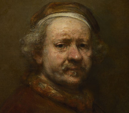 Autoportrait à l'âge de 63 ans", Rembrandt 1669