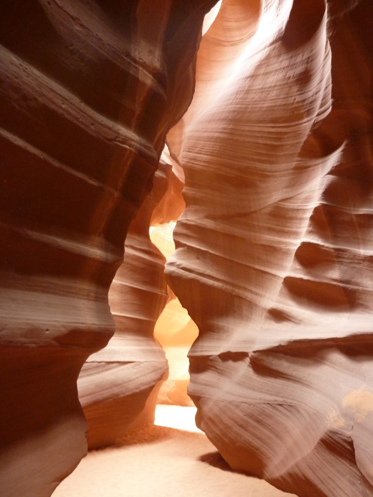 Vue de l'intérieur de Upper Antelope Canyon