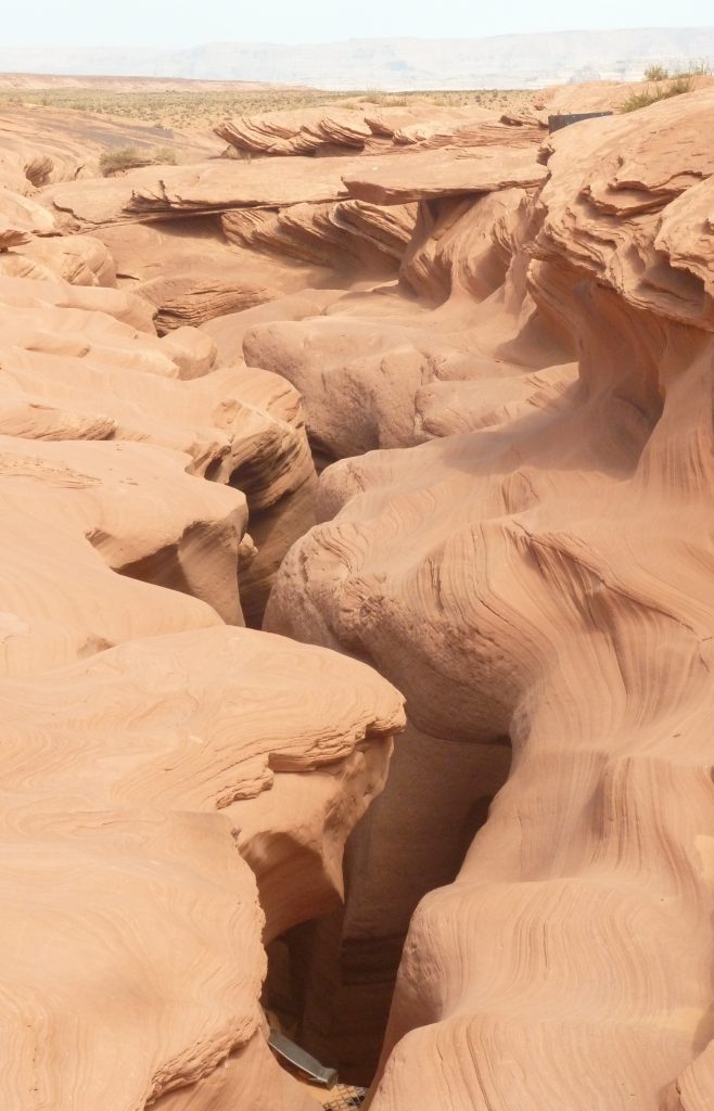 L'entrée de Lower Antelope Canyon