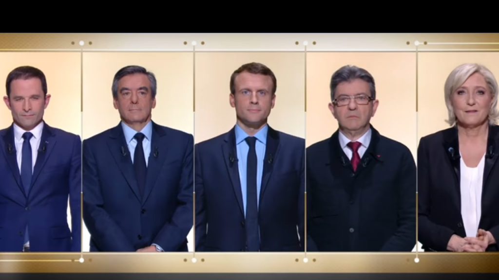 Les participants au Grand Débat de TF1