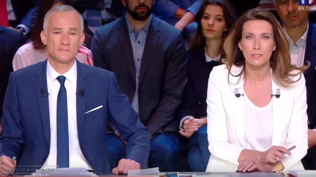 Le Grand Débat - Les journalistes Gilles Bouleau et Anne-Claire Coudray