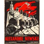 Affiche du film "Alexandre Nevski" de Sergueï Eisenstein