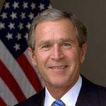 Portrait officiel de George W. Bush en 2003